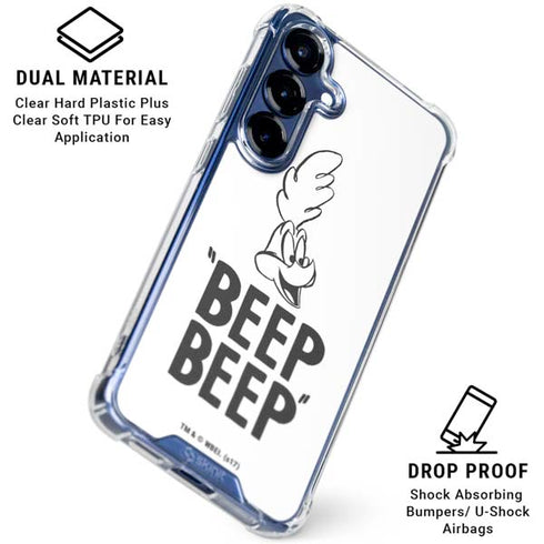 Looney Tunes Road Runner Beep Beep Galaxy S25 Clear Case
